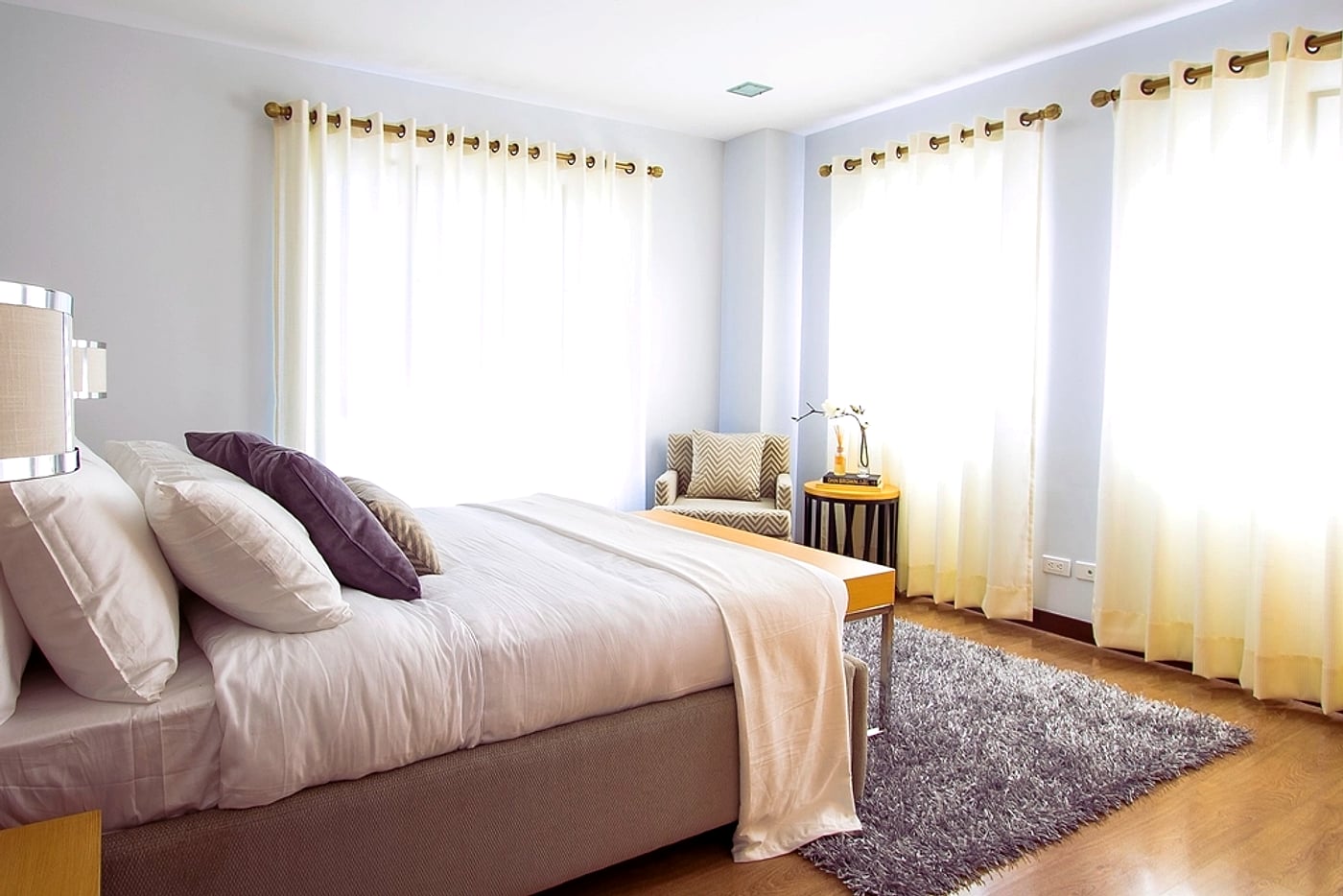 Soft carpet, bright bedroom at Carpet-Interiors Direct, Brighton MI